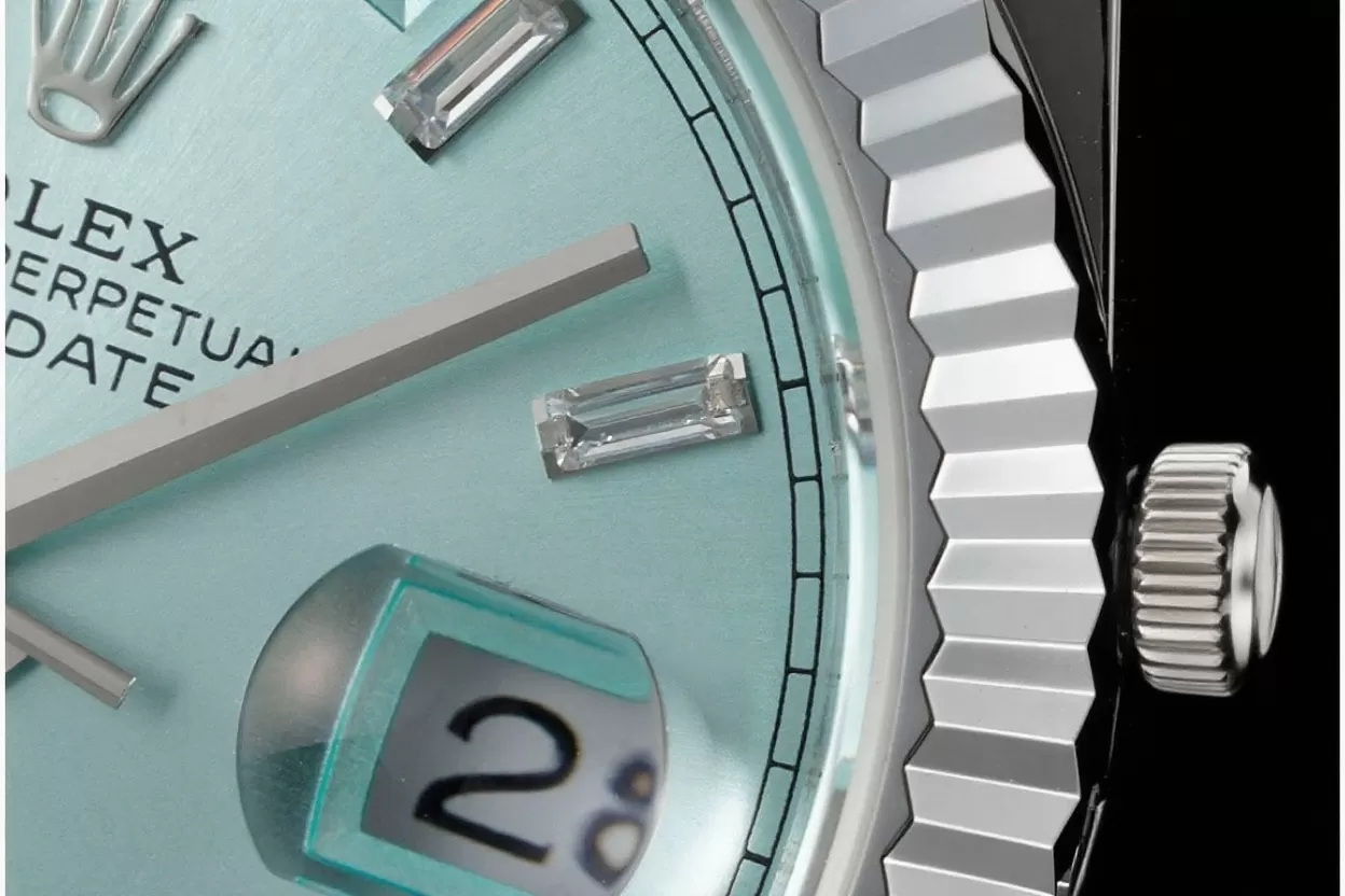 DayDate 228236 40mm SS/SS Ice Blue/Dia JDF V4 VR3255 (Gain Weight) - 图片 5