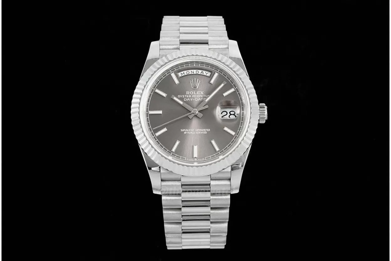 DayDate 228239 40mm SS/SS Grey/Stk JDF V4 VR3255 (Gain Weight) - Image 3