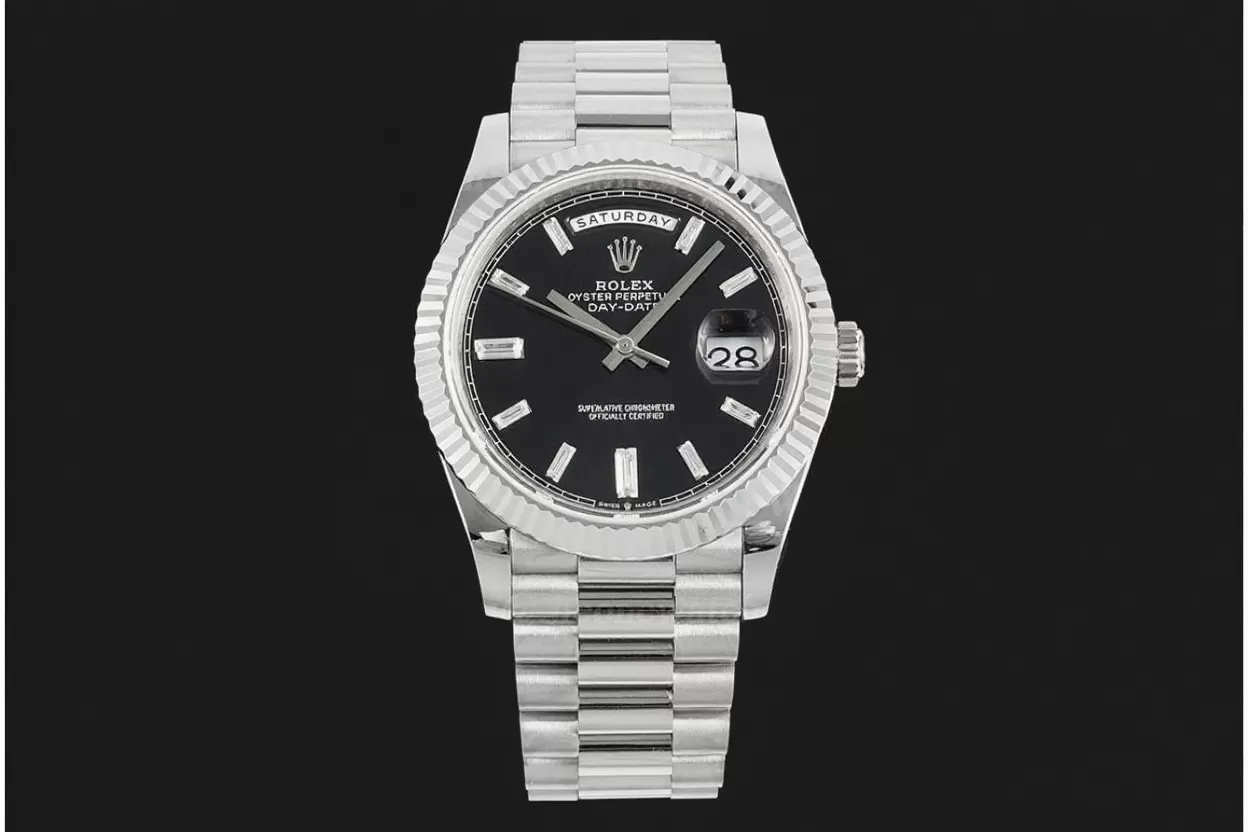DayDate 228239 40mm SS/SS Black/Dia JDF V4 VR3255 (Gain Weight) - Image 4