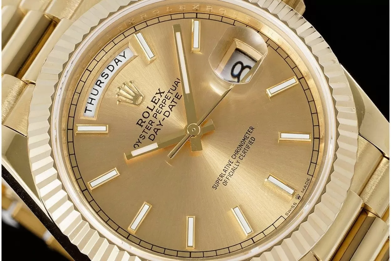 DayDate 228238 40mm YG/YG Gold/Stk JDF V4 VR3255 (Gain Weight) - 图片 3