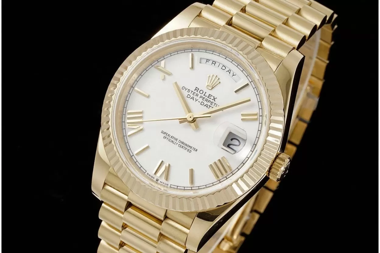 DayDate 228238 40mm YG/YG White/Rmn JDF V4 VR3255 (Gain Weight)