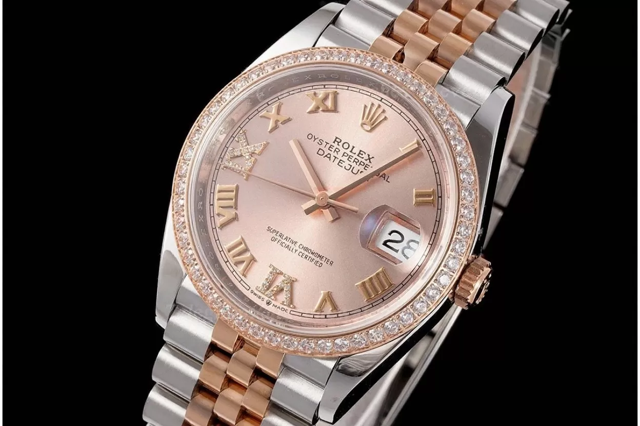 Datejust 126281 36mm Jub Dia RG/SS Rose Gold Dial VSF DD3235