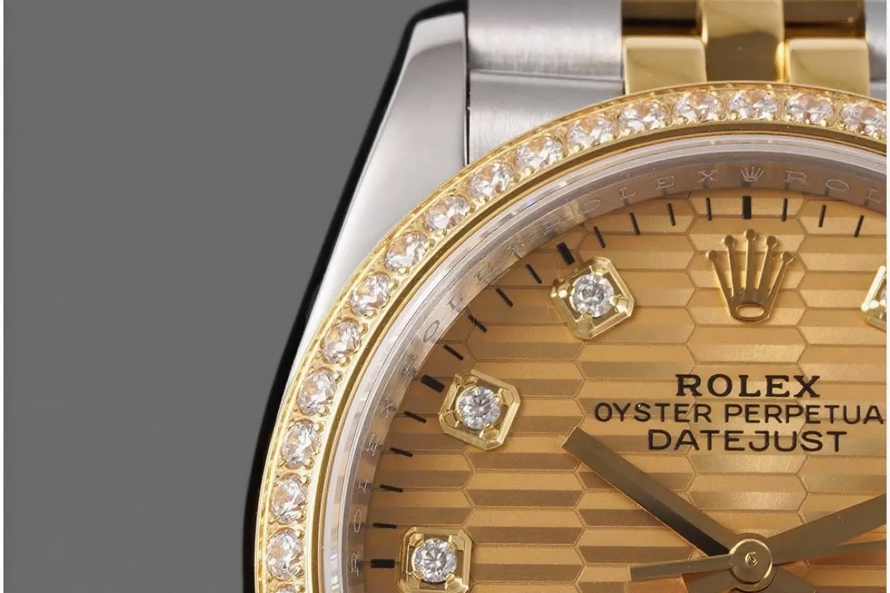 Datejust 126283 36mm Jub Dia YG/SS Gold Textured/Dia VSF DD3235 - Image 5