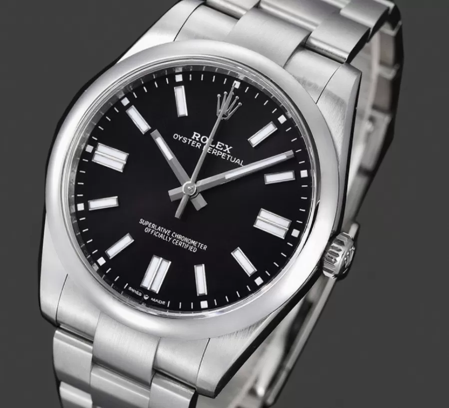 Oyster Perpetual 124300 41mm SS/SS Black Dial VSF VS3230