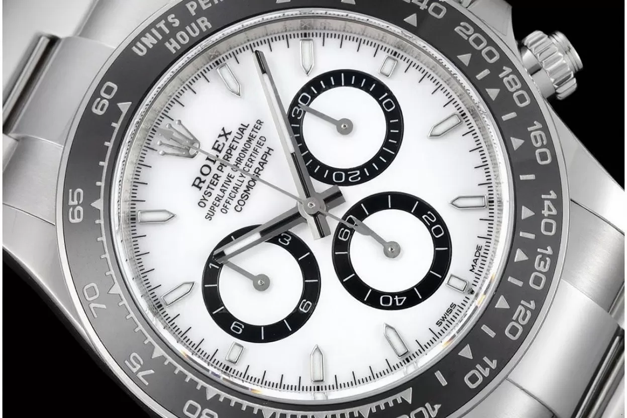 Daytona 126500LN 40mm SS/SS White Dial BTF DD4131 Super Clone - 图片 4