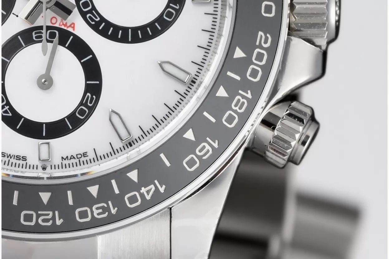 Daytona 126500LN 40mm SS/SS White Dial BTF DD4131 Super Clone - 图片 6