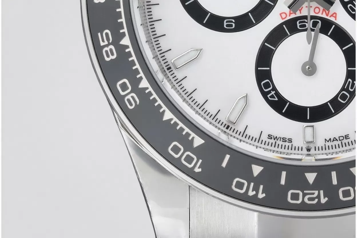 Daytona 126500LN 40mm SS/SS White Dial BTF DD4131 Super Clone - 图片 5