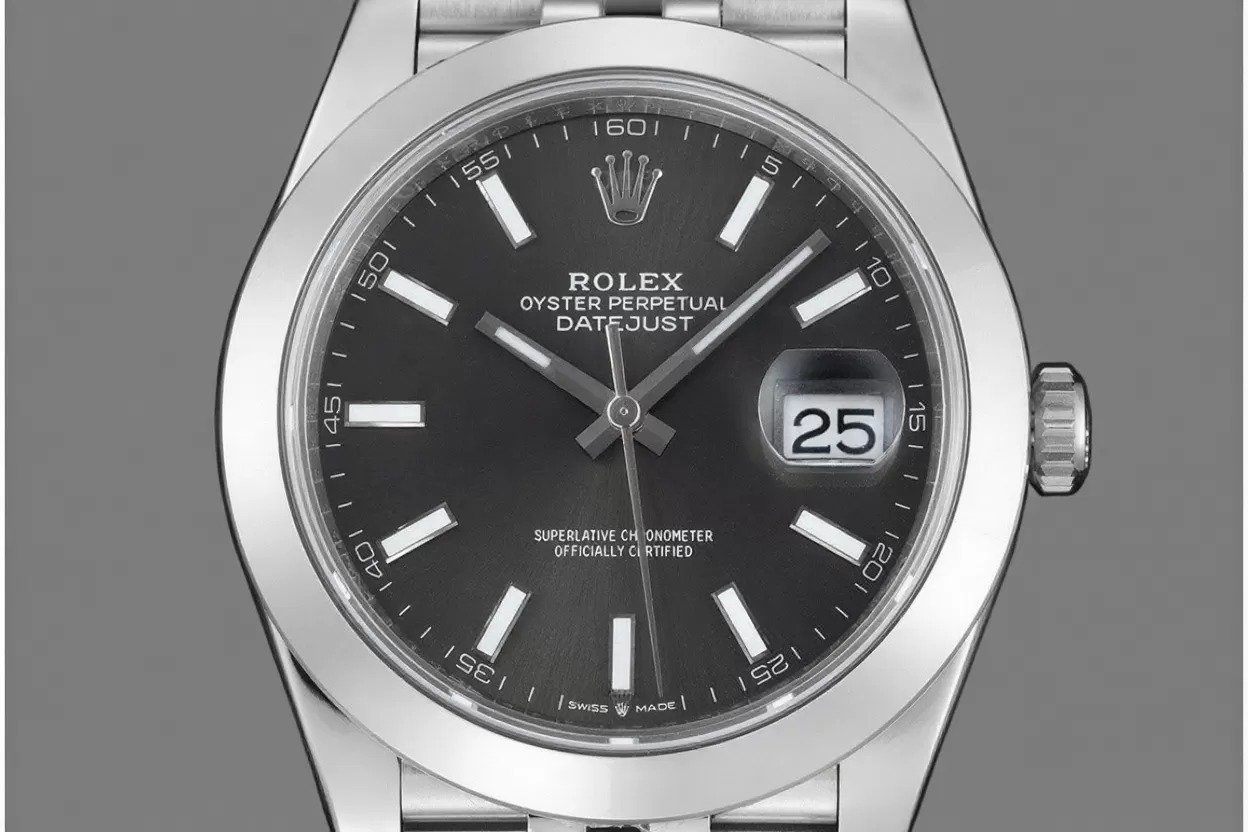 Alternative view of Datejust 126300 41mm Jub SS/SS Grey/Stk VSF DD3235