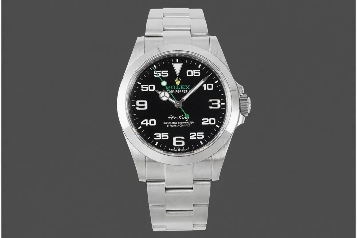 Airking 126900 40mm SS/SS Black Dial VSF VS3230