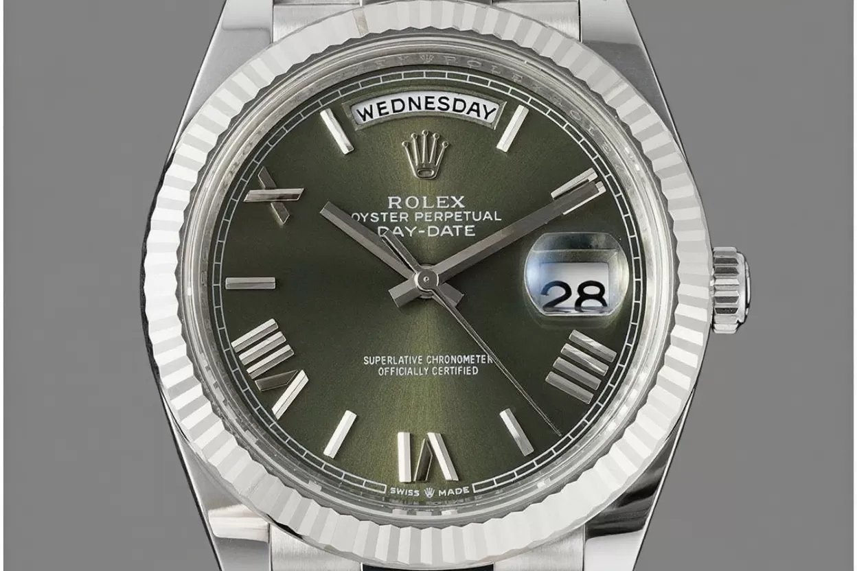 DayDate 228239 40mm SS/SS Green Dial THBF V3 SH3255(Tungsten Heavy Version)