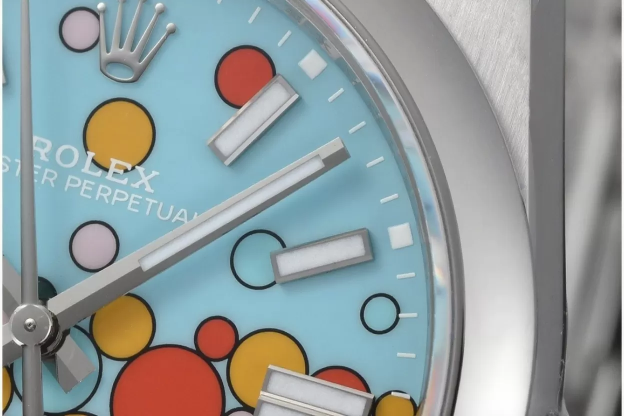 Alternative view of Oyster Perpetual 124300 41mm SS/SS Celebration Dial VSF VS3230