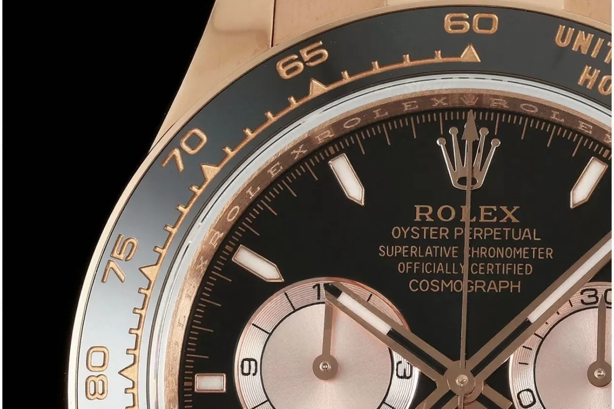Alternative view of Daytona 126515 40mm RG/RU Black/Champagne QF V10 SH4131 (Gain Weight)
