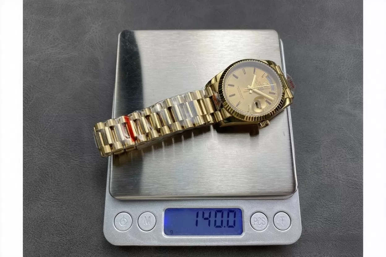 DayDate 128238 36mm YG/YG Gold/Stk QF V3 VR3255(Gain Weight) - Image 9