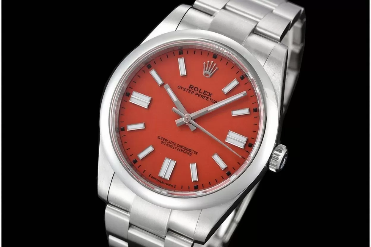 Oyster Perpetual 124300 41mm SS/SS Red Dial VSF VS3230