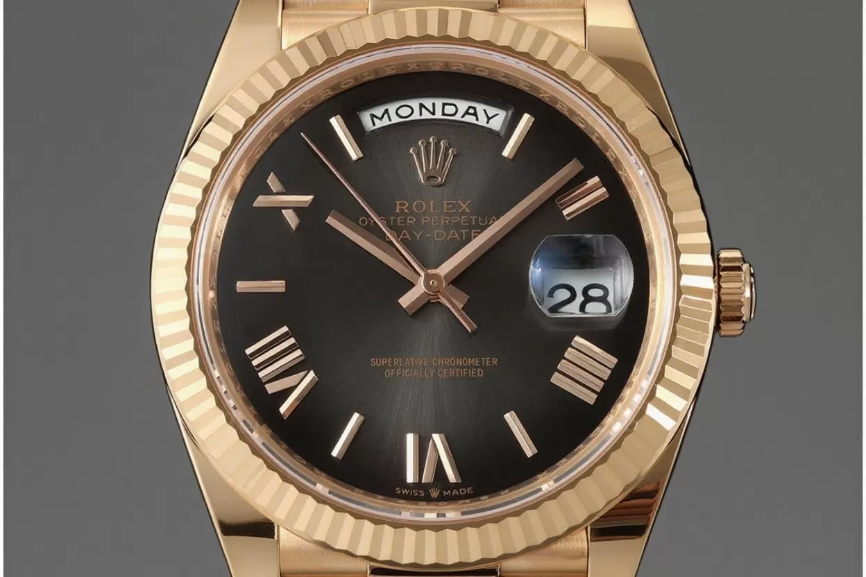 Alternative view of DayDate 228235 40mm RG/RG Grey Dial THBF V3 SH3255(Tungsten Heavy Version)
