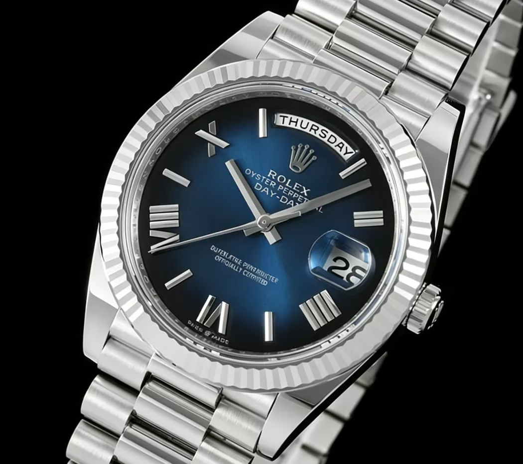 DayDate 228239 40mm SS/SS Blue Dial THBF V3 SH3255(Tungsten Heavy Version)