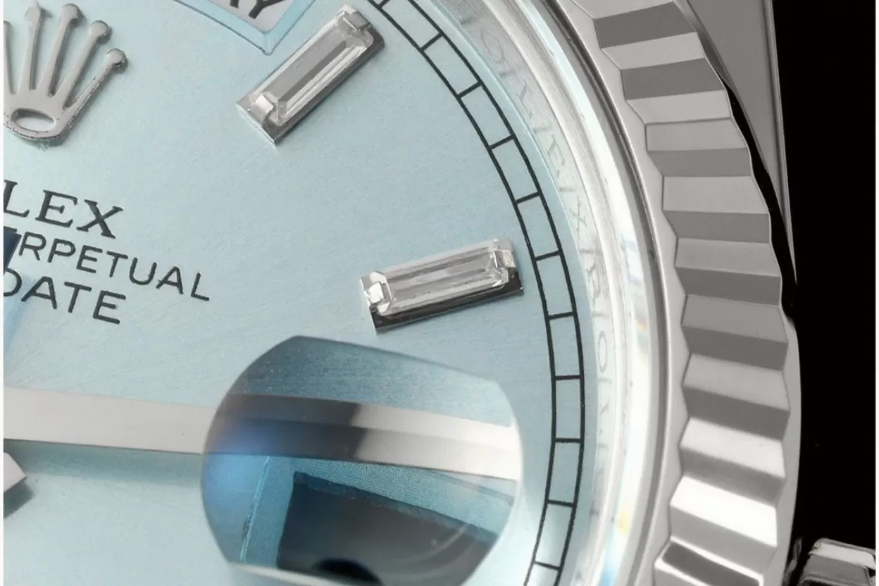 DayDate 228236 40mm SS/SS Ice Blue/Dia THBF V3 SH3255(Tungsten Heavy Version) - Image 4
