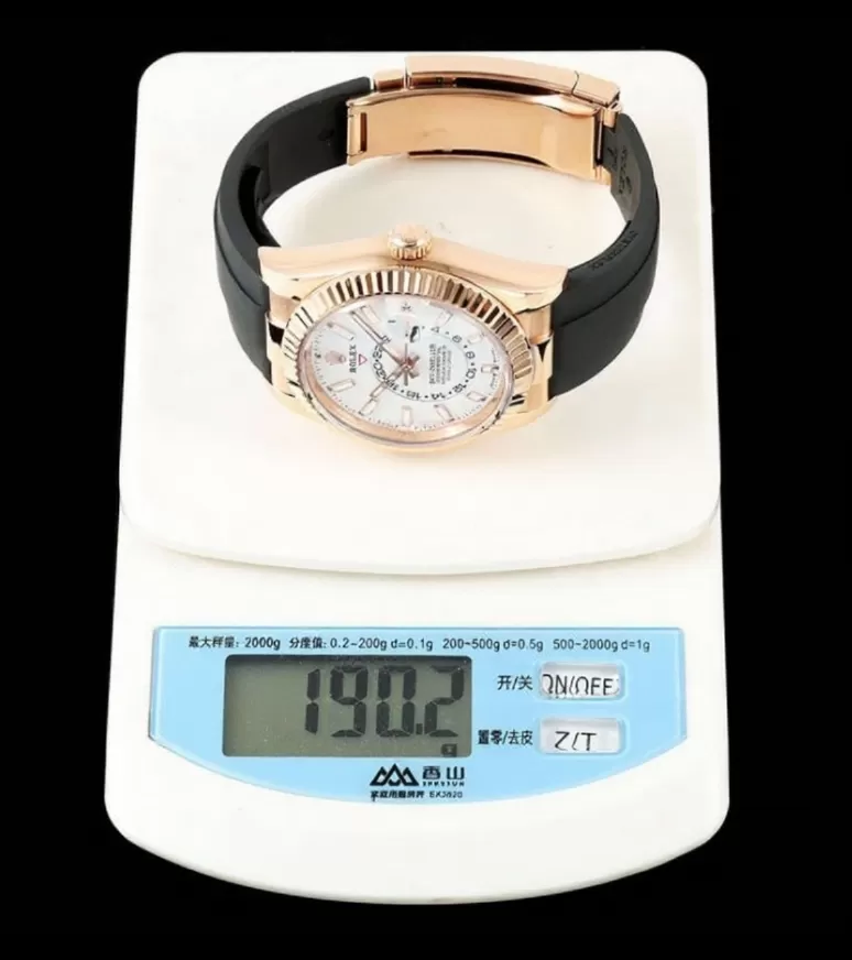 SkyDweller 336235 42mm RG/RU White Dial ZF A2824(Tungsten Heavy Version) - Image 20