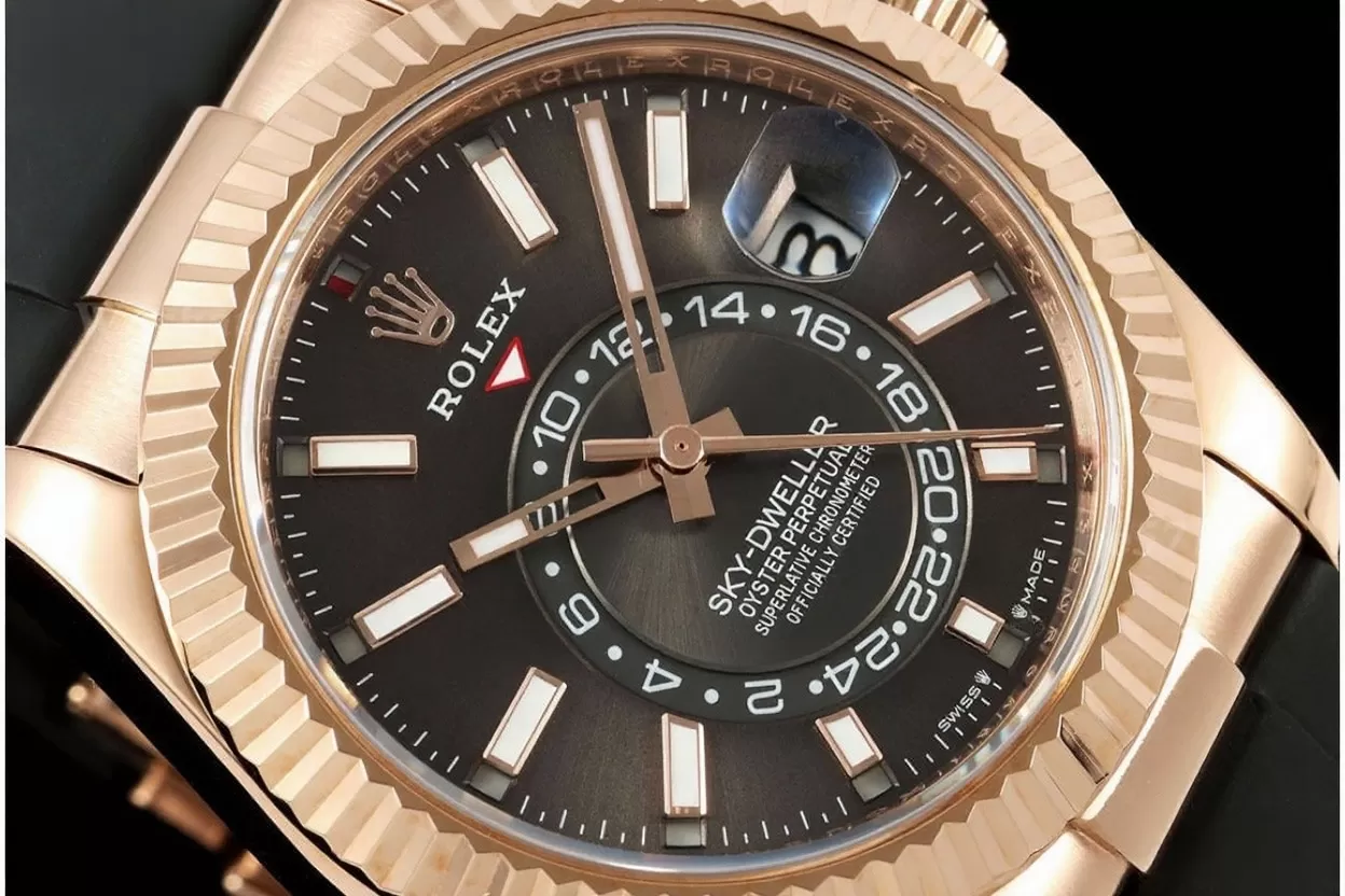 Alternative view of SkyDweller 336235 42mm RG/RU Grey Dial ZF A2824(Tungsten Heavy Version)