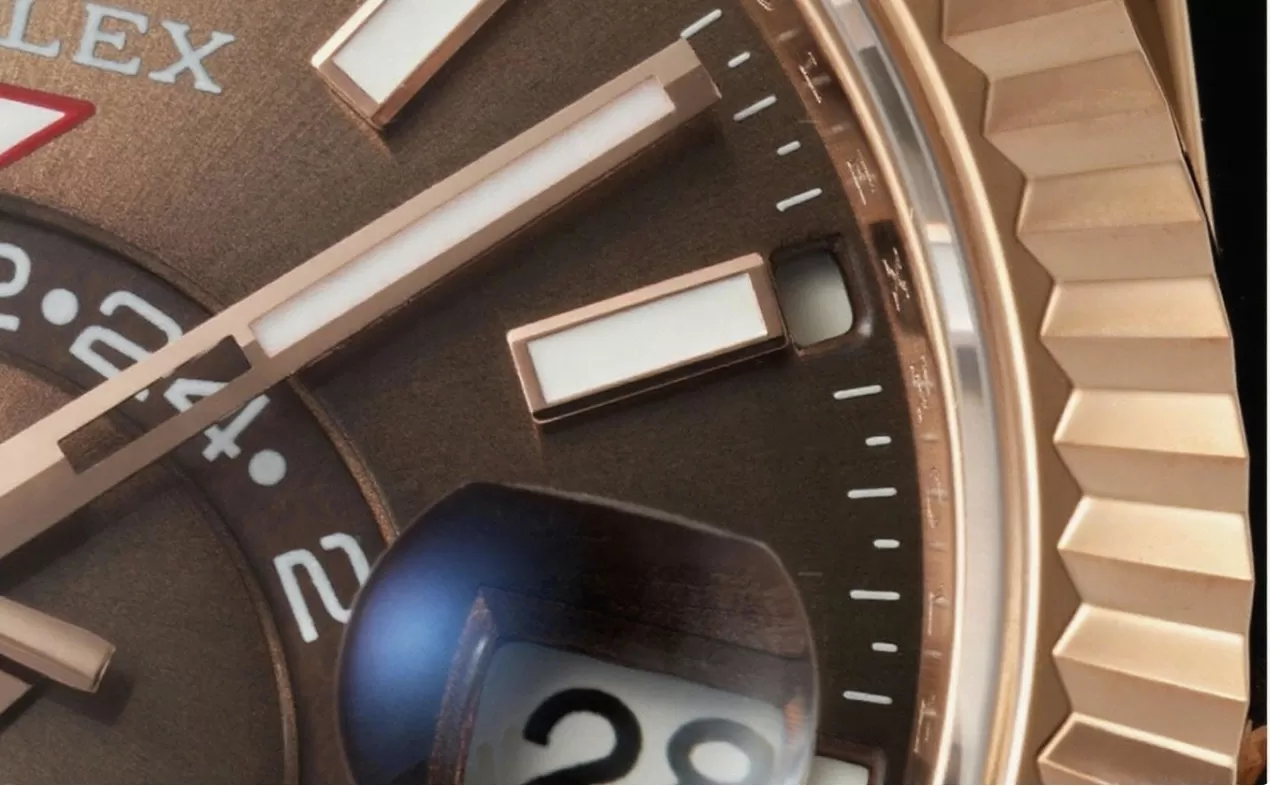 SkyDweller 336235 42mm RG/RU Brown Dial ZF A2824(Tungsten Heavy Version) - Image 3