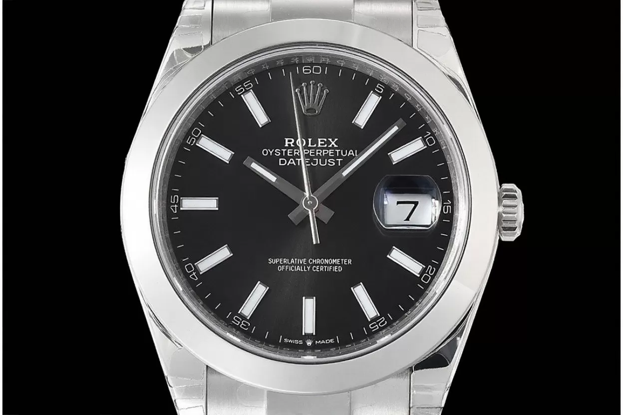 Alternative view of Datejust 126300 41mm Oys SS/SS Black Dial VSF DD3235