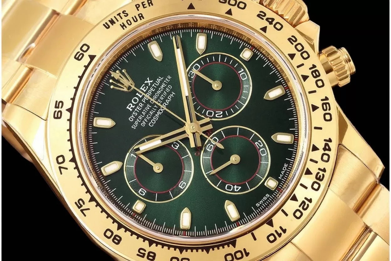 Daytona 116508 40mm YG/YG Green Dial VSF DD4130 Super Clone - 图片 3