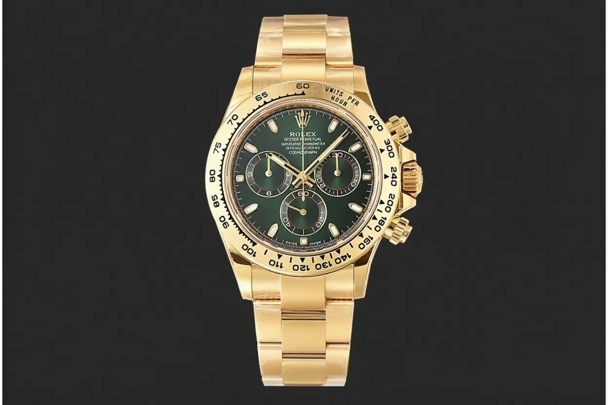 Daytona 116508 40mm YG/YG Green Dial VSF DD4130 Super Clone - 图片 4
