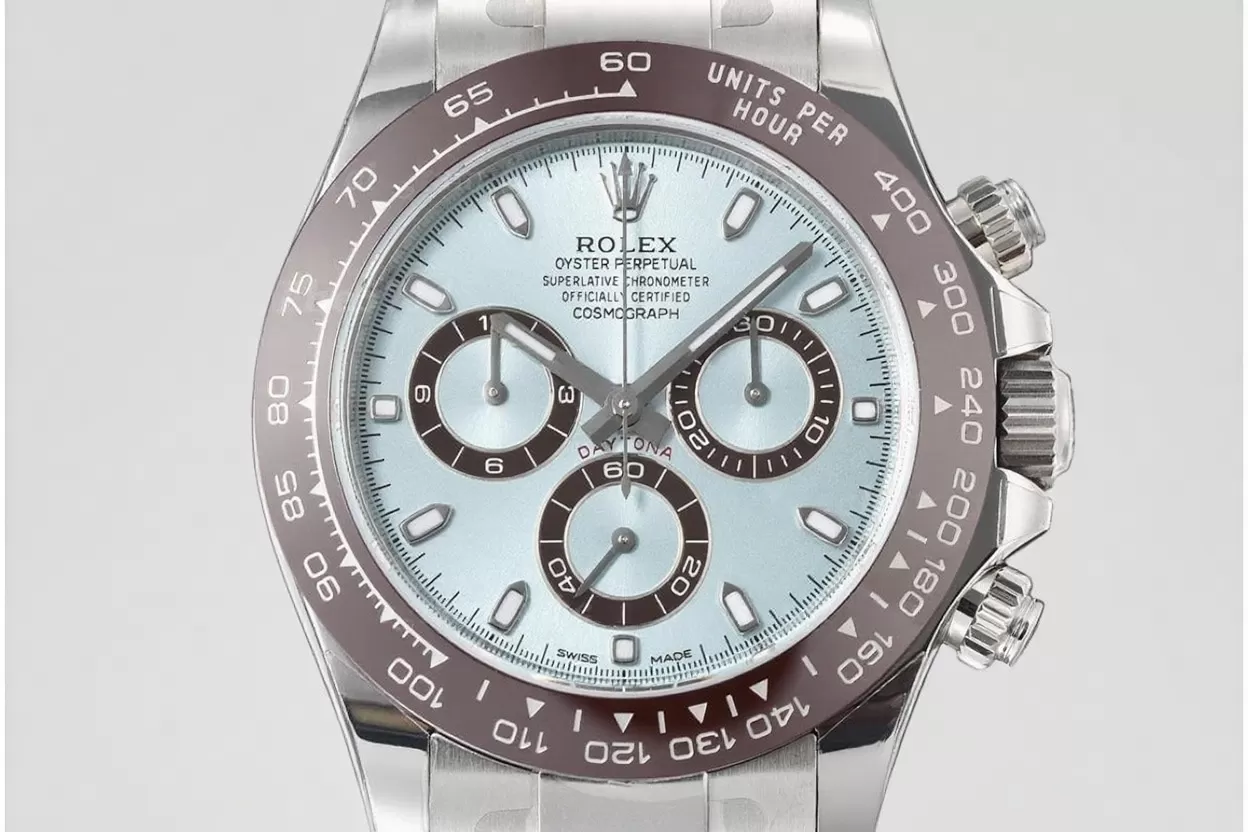 Alternative view of Daytona 116506 40mm SS/SS Ice Blue Dial VSF DD4130 Super Clone