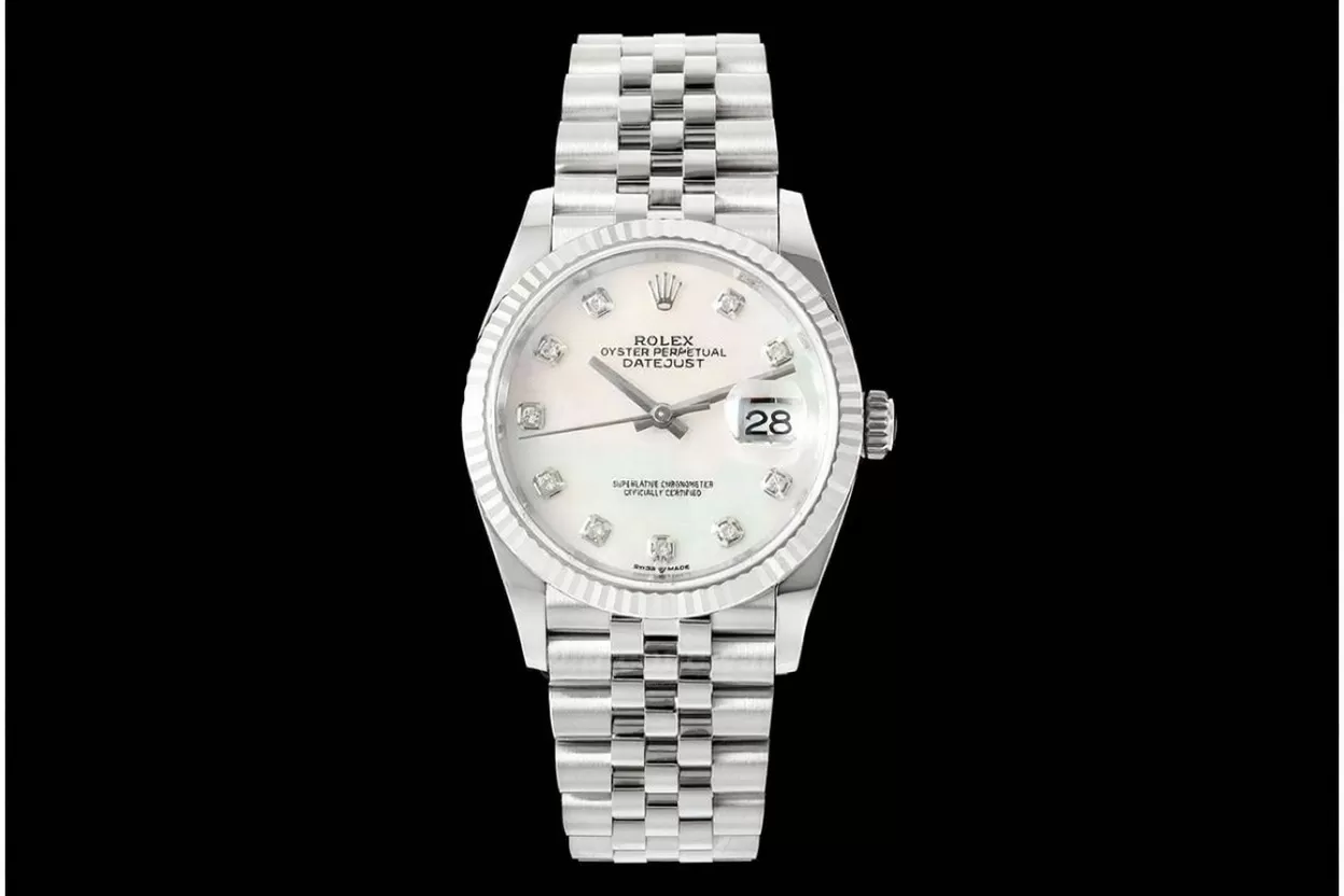 Datejust 126234 36mm Jub SS/SS Mop/Dia EWEF A3235 - 图片 4