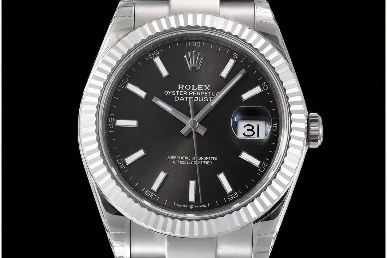 Alternative view of Datejust 126334 41mm Oys SS/SS Grey/Stk VSF DD3235