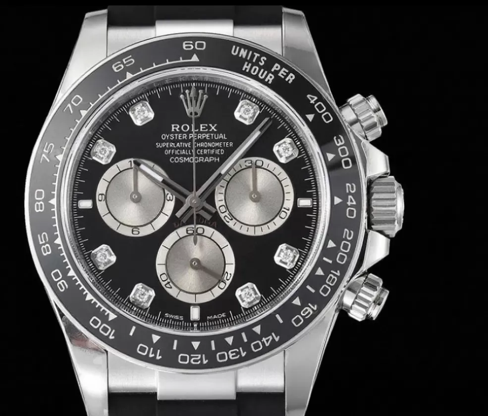 Alternative view of Daytona 126519 40mm SS/RU Black/Dia VSF V2 DD4131(Gain Weight)