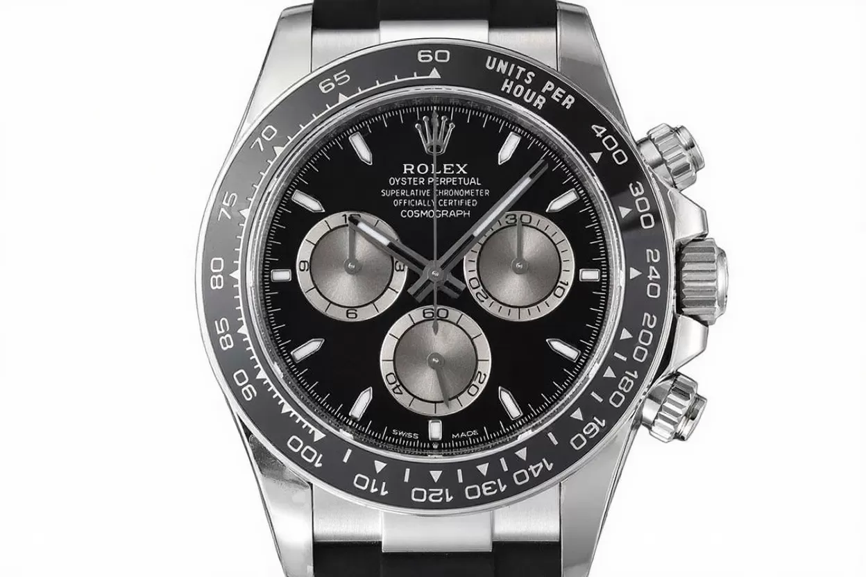 Alternative view of Daytona 126519 40mm SS/RU Black/Stk VSF V2 DD4131(Gain Weight)