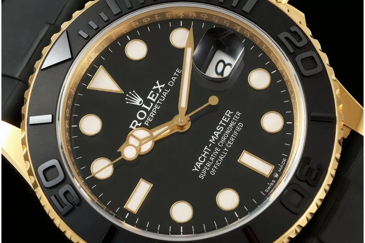 Alternative view of Yacht-Master 226658 42mm YG/RU Black/Dot VSF DD3235 (Gain Weight)