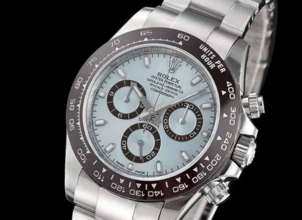 Alternative view of Daytona 116506 40mm SS/SS Ice Blue Dial VSF V2 DD4130 Super Clone (Gain Weight)