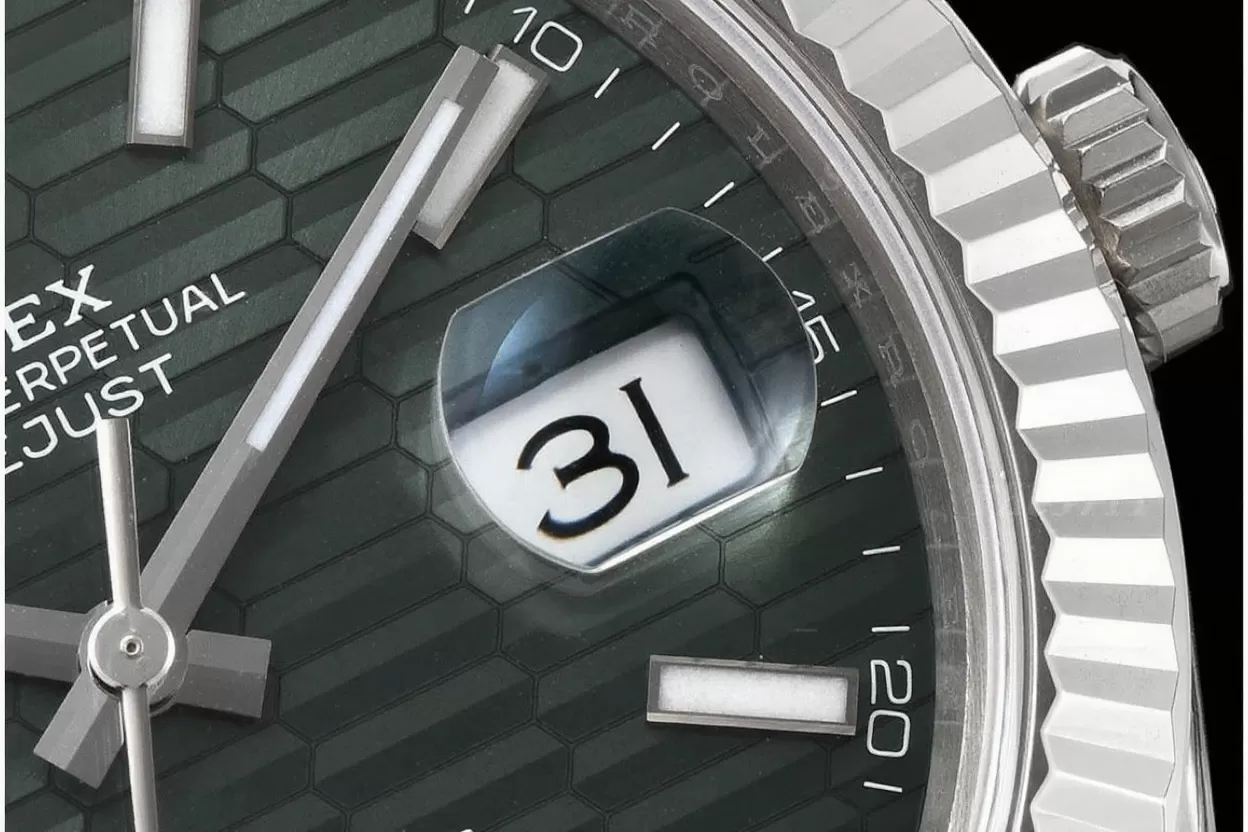 Datejust 126334 41mm Oys SS/SS Green Textured/Stk VSF DD3235 - Image 6