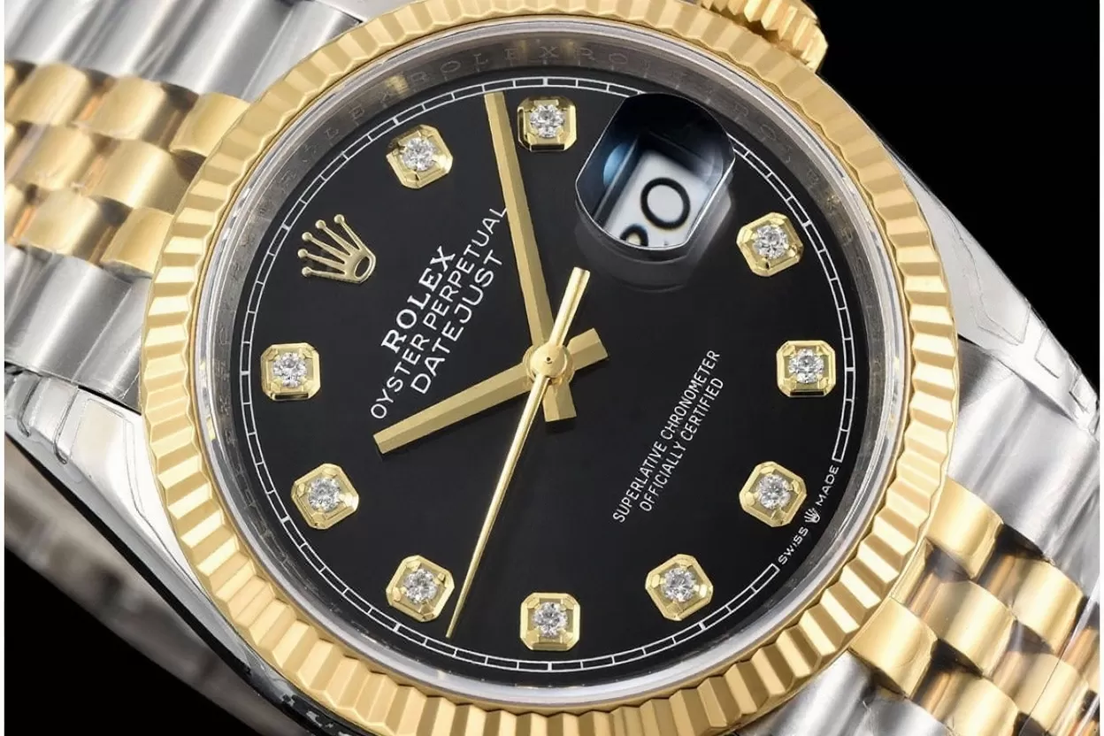 Datejust 126233 36mm Jub YG/SS Black/Dia VSF DD3235 - 图片 3
