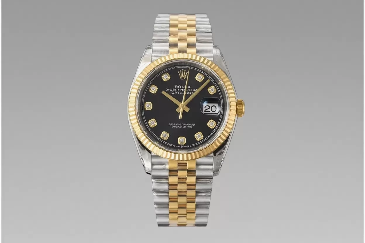 Datejust 126233 36mm Jub YG/SS Black/Dia VSF DD3235 - 图片 4