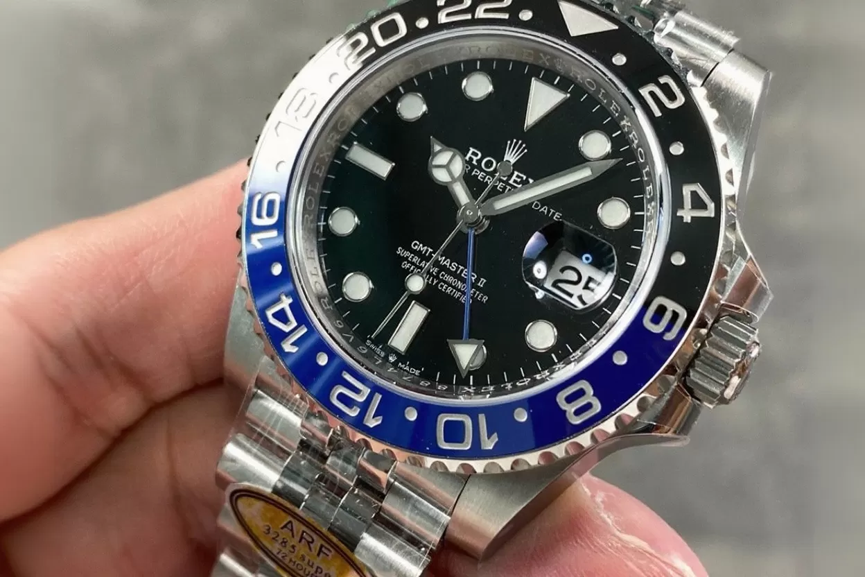 Alternative view of GMT Master II 126710 Batgirl 40mm Jub SS/SS Black Dial ARF V3 DD3285