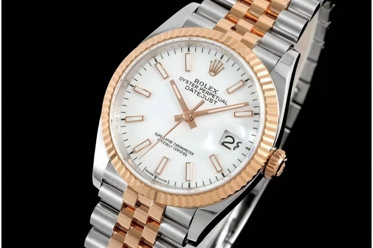 Datejust 126231 36mm Jub RG/SS White/Stk ARF VR3235