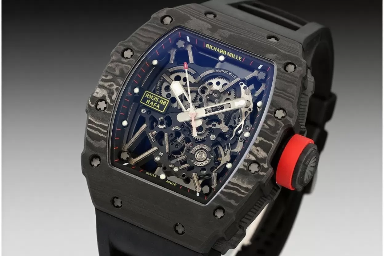 RM035-02 Black NTPT/RU Skeleton Dial ZF V6 RMAL1