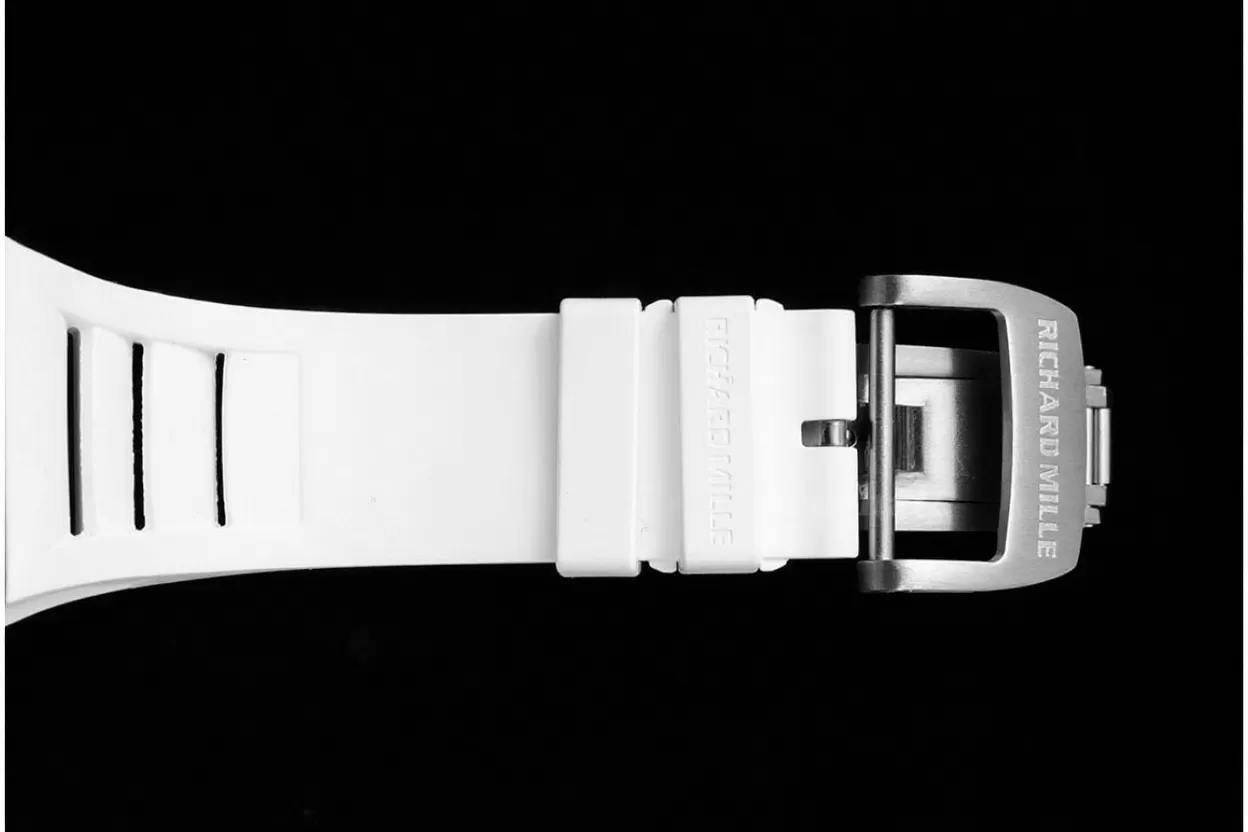 RM055 NTPT/RU White Rehaut on White Rubber Strap ZF RMUL2 Super Clone - 图片 8