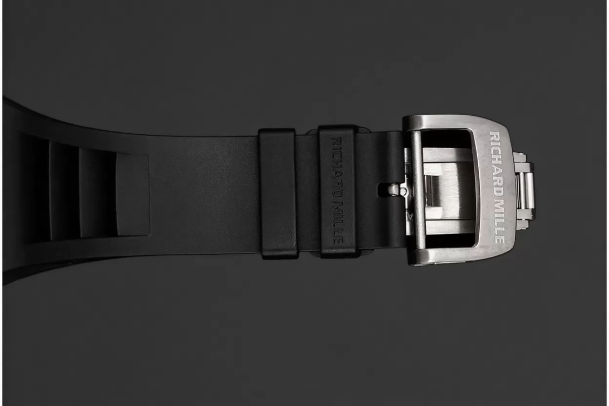 RM055 NTPT/RU Gold Rehaut on Black Rubber Strap ZF RMUL2 Super Clone - Image 14