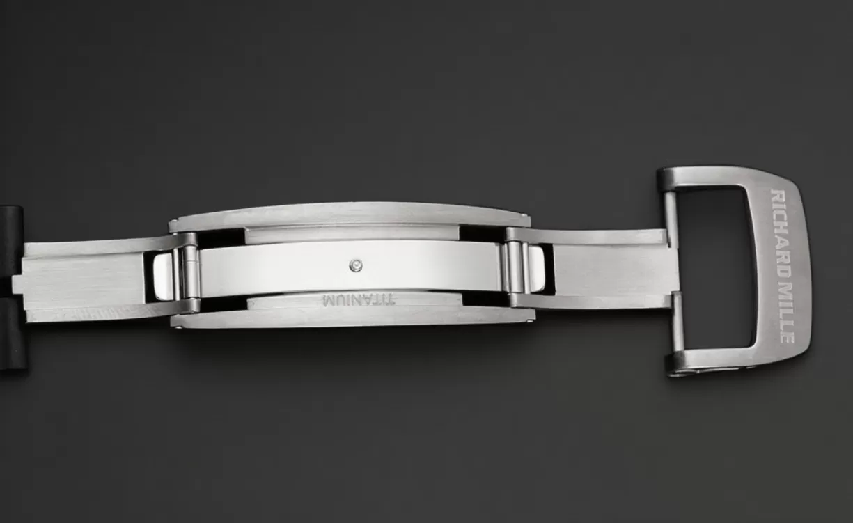 RM055 NTPT/RU Gold Rehaut on Black Rubber Strap ZF RMUL2 Super Clone - Image 17