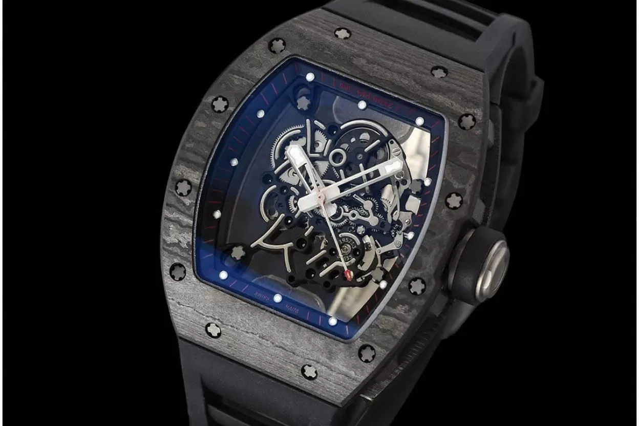 RM055 Black NTPT/RU Skeleton Dial APS RMUL2 Super Clone