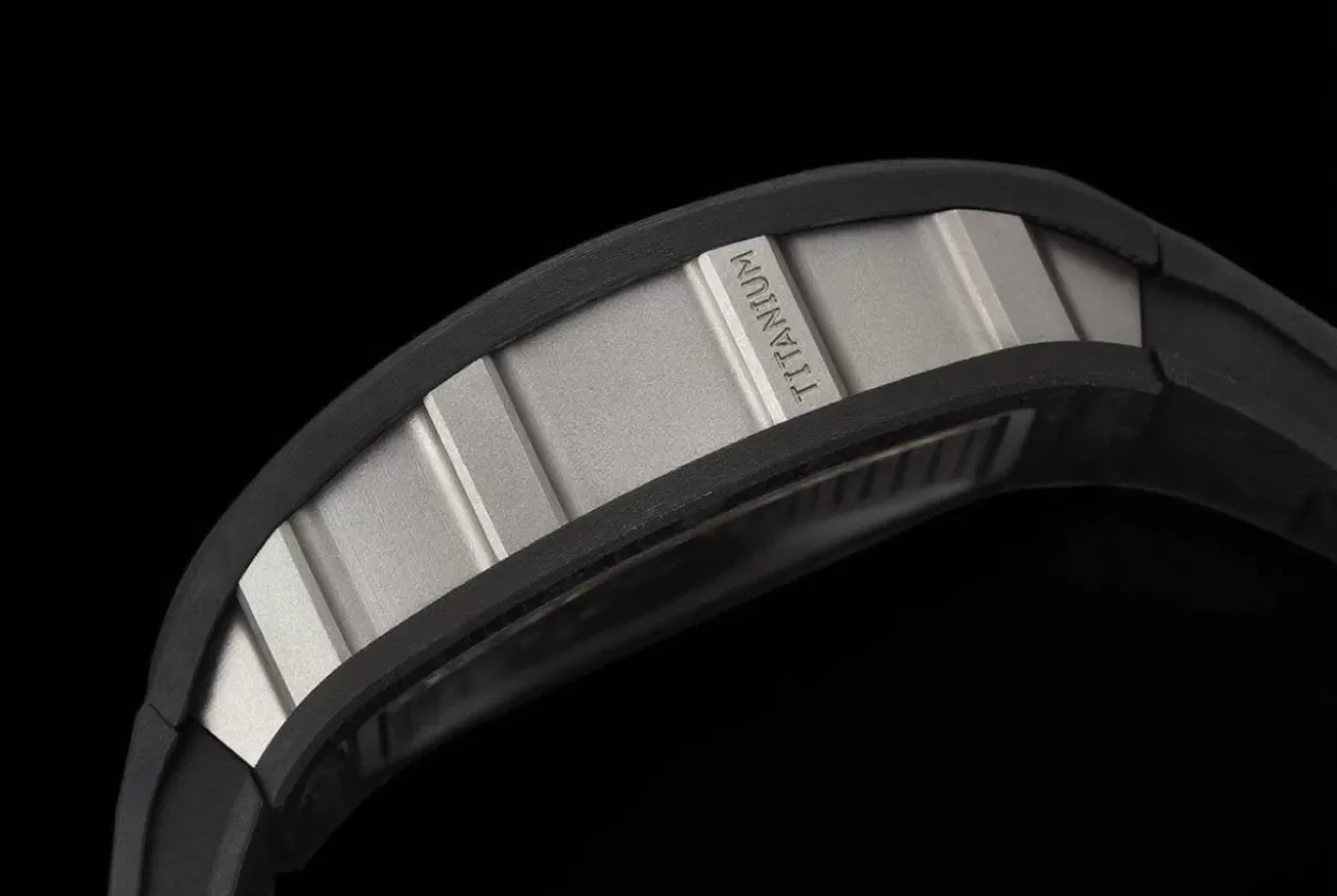 RM055 Black NTPT/RU Skeleton Dial APS RMUL2 Super Clone - 图片 9