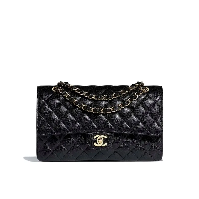 CHANEL Classic 11.12 Handbag Medium Caviar A01112