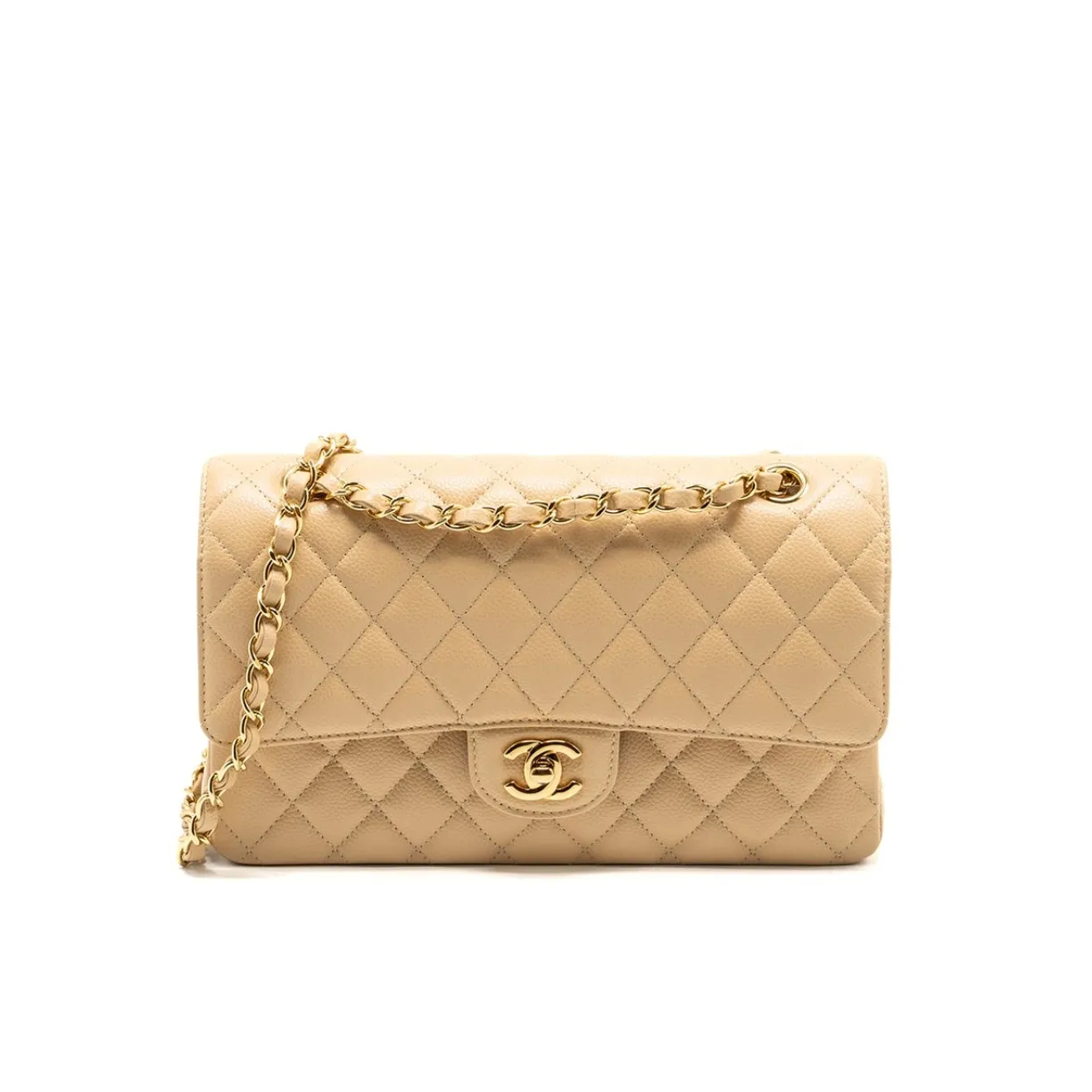 CHANEL Classic 11.12 Handbag Medium Caviar A01112