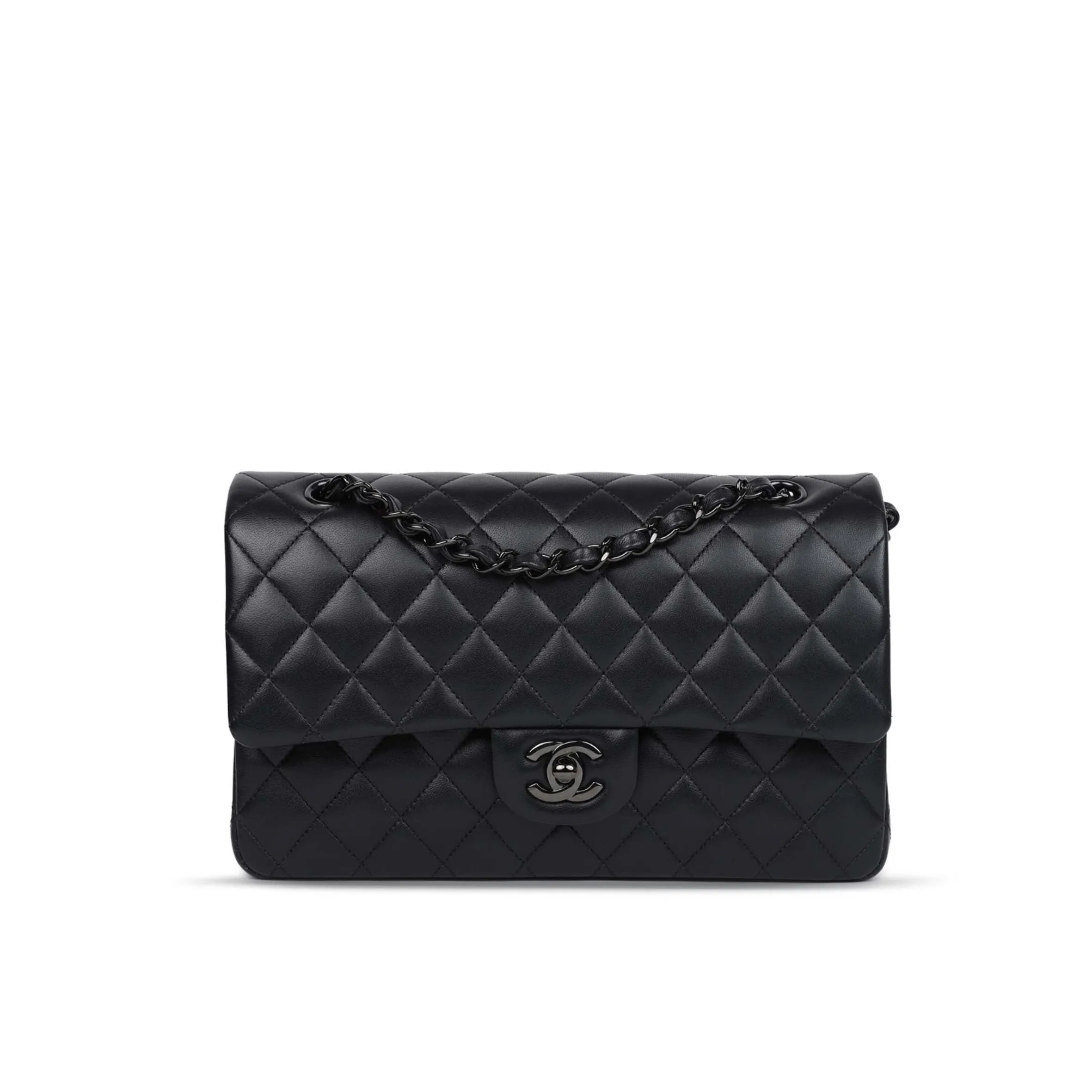 CHANEL Classic 11.12 Handbag Medium Lambskin A01112
