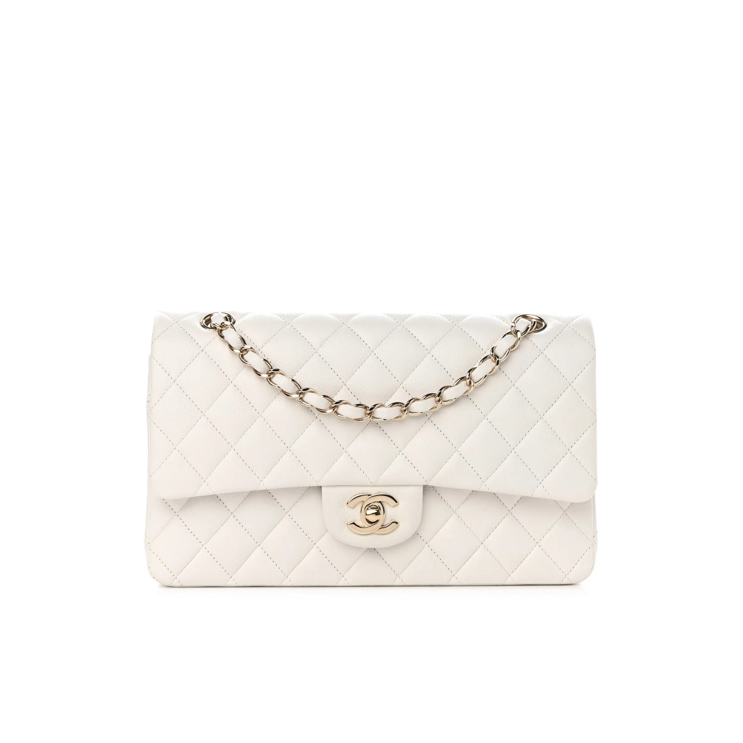 CHANEL Classic 11.12 Handbag Medium Caviar A01112