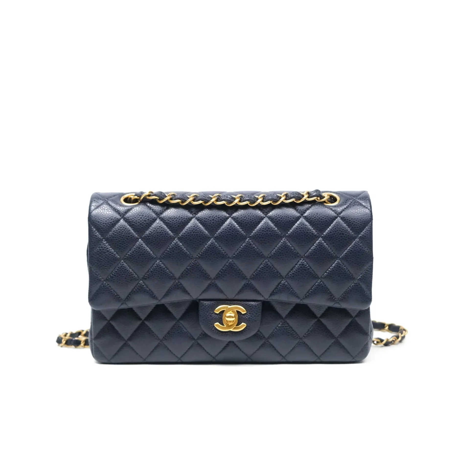 CHANEL Classic 11.12 Handbag Medium Caviar A01112